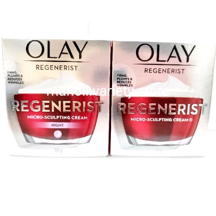 Olay Regenerist micro sculpting cream 50 gram (ขายแยก ค่าส่งถูก)โอเลย์ รีเจนเนอรีส ไมโคร-สกัลป์ติ้ง
