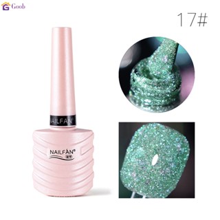 ยาทาเล็บเจล การบําบัดด้วยแสงเจลลึกลับเล็บศิลปะ โอปอล Broken Diamond Nail Polish Glue กาวบำบัดด้วยแสง【Goob】