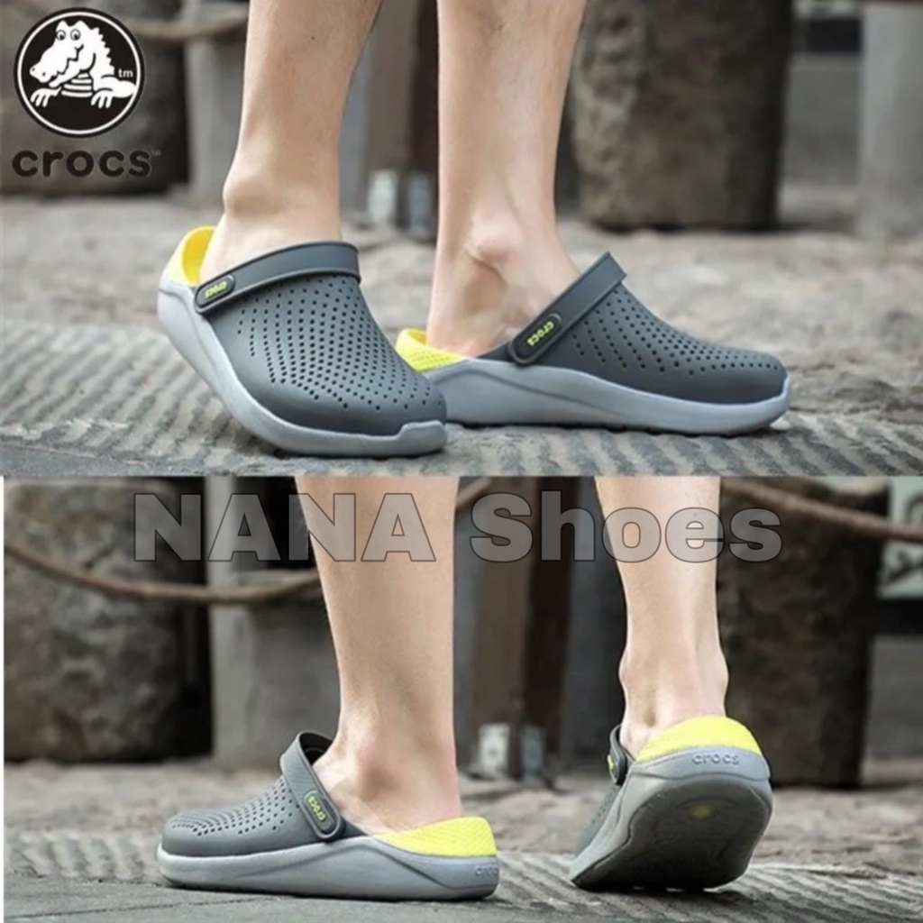 Crocs LiteRide Clog หิ้วนอก ถูกกว่าshop รองเท้าลำลองผู้ใหญ่ unisex ใส่ได้ทุกฤดูกาล [สินค้ามีพร้อมส่งจะส่งที่ไทย]