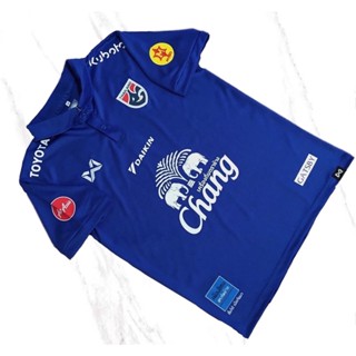 เสื้อซ้อมทีมชาติไทย 2022 Warrix พร้อมสปอนเซอร์ด้านหน้า  เกรดพรีเมี่ยม