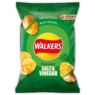 Salt &amp; Vinegar Potato Crisps Walkers 32.5 G.