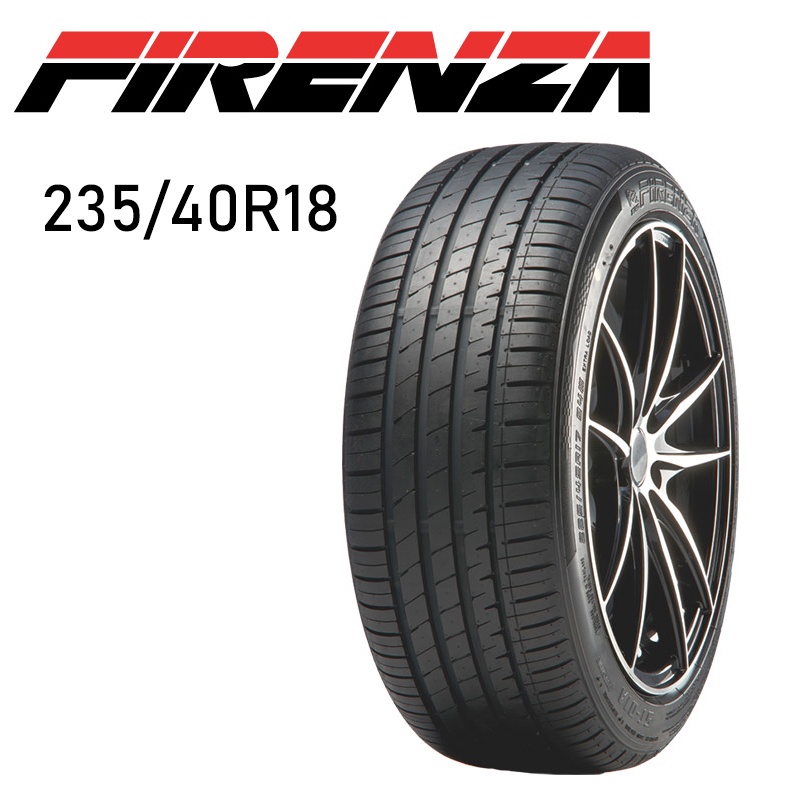 Firenza by Dunlop ยางรถยนต์ 4 เส้น ขอบ 18 ขนาด 235/40R18 ผลิตไทย ปี 2024