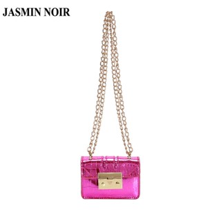 Jasmin NOIR กระเป๋าสะพายข้าง ลายหนังจระเข้ พร้อมสายสะพาย สําหรับผู้หญิง