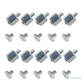 Star ชุดน็อตสกรูหกเหลี่ยม สําหรับ M.2 Solid State Disk Mounting Stand Off Screw Hex Nut A SUS M2 S 10 ชุด