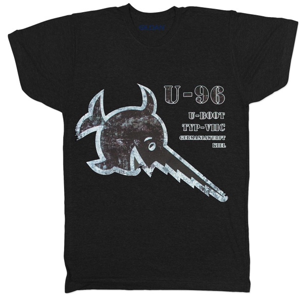 Das Boot U 96 เยอรมันเยอรมนี U Boat World War Ww2 ภาพยนตร์ฟิล์มเรือดําน้ําผู้ชายเสื้อยืด