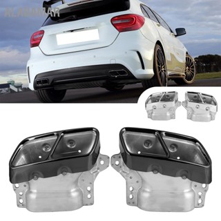 Alabama ปลายท่อไอเสียสเตนเลส สําหรับ MercedesXe2X80X91Amg A45 W176 Cla45 C117 2013Xe2X80X912018 2 ชิ้น