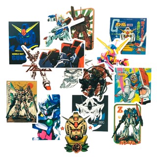 พร้อมส่ง New Gundam กันดั้ม 高達 Bandai Namco สติกเกอร์กันน้ำรูปแบบที่แตกต่างกัน 50ชิ้น anime Japan