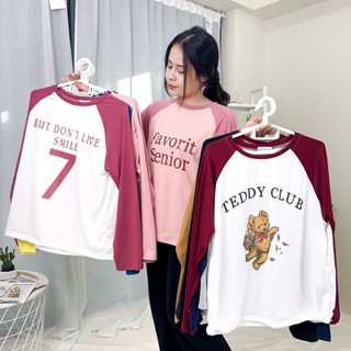 🔥ลดล้างสต็อก🔥450# 11 สี เสื้อแขนยาว พิมพ์ลาย น่ารัก