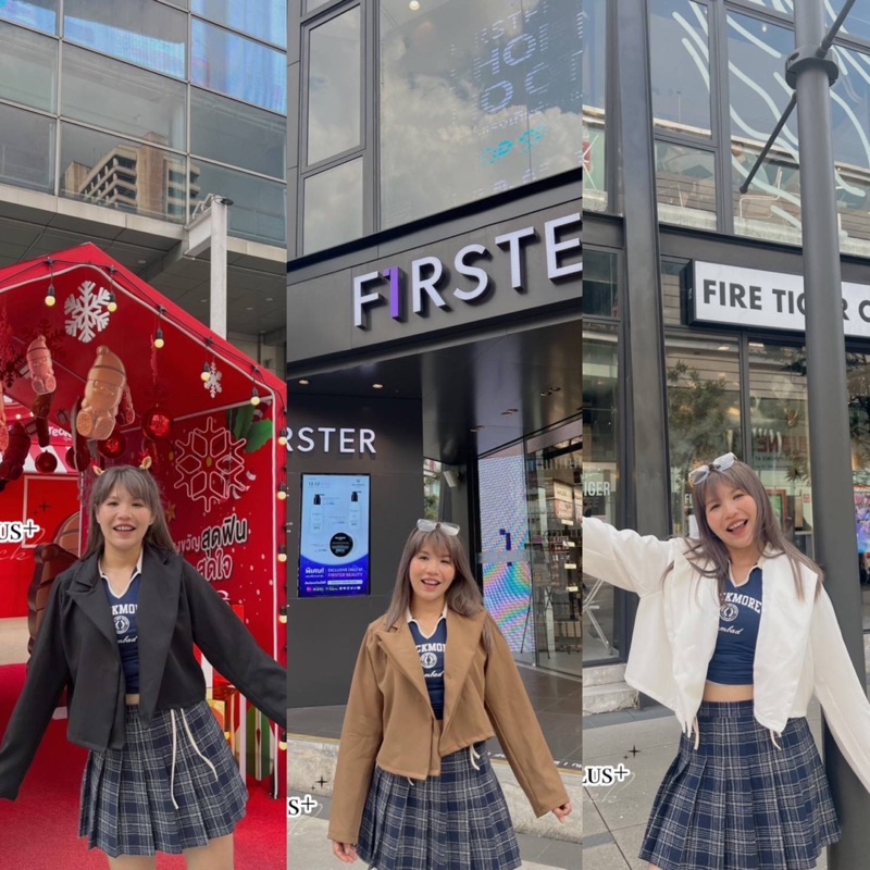 W0035 เสื้อสูทเบลเซอร์ มีดีเทลแต่งปกสูท2ชั้น ผ้าเนื้อดี ใส่กันหนาวก็ได้ สายy2k สายติ๊กต๊อกต้องมี plu