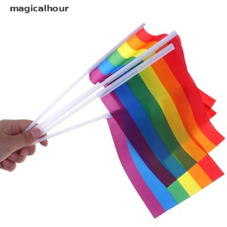 Magicalhour^^ ธงแบนเนอร์ LGBT แบบมือถือ กันฝน 5 ชิ้น
 *ใหม่