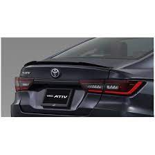 (ของแท้) สปอยเลอร์หลัง สีดำเงา ชุดแต่ง LUSSO PACKAGE โตโยต้า ยาริส เอทีฟ โฉมใหม่ All new Toyota Yaris Ativ ปี 2022