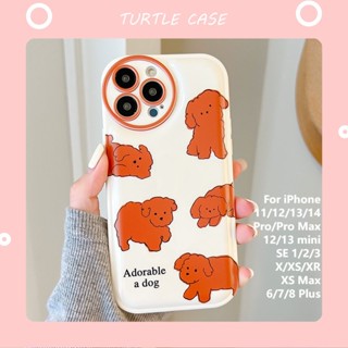 [พร้อมส่ง] เคสป้องกันโทรศัพท์มือถือ ลายการ์ตูนสุนัข สําหรับ Apple iPhone 14 13 12 11 promax XS XR xsmax se2020 6 7 8plus Mini