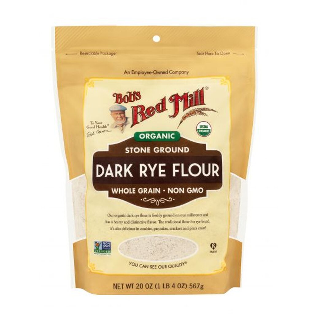 Bob's Red Mill Organic Dark Rye Flour 567 g. (01-7321)