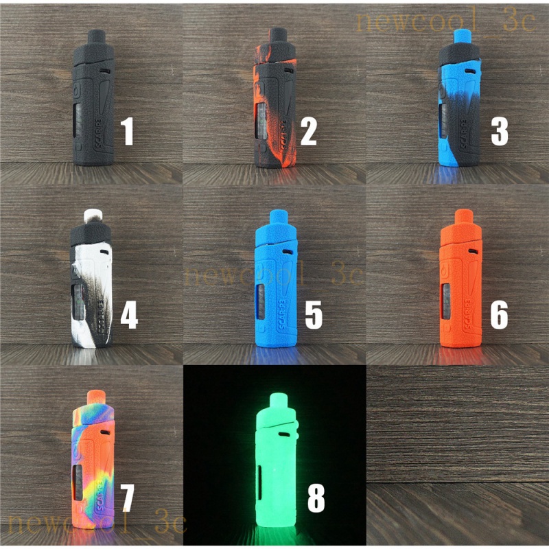 [NEW COOL] 9-color spot smok scar p3 silicone cover protective cover leather cover sticker accessories lanyard❤newcool OVSI