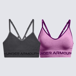 UNDER ARMOUR เสื้อบราออกกำลังกายผู้หญิง รุ่น UA Seamless Low Long Htr Bra/ 1357232