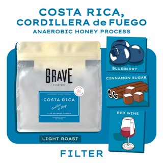 Costa Rica, Codillera de Fuego, Anaerobic Honey Process (Thermic), 200G.