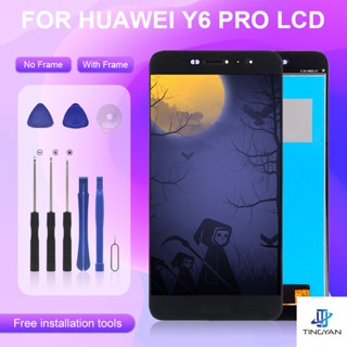 โปรโมชั่น หน้าจอสัมผัสดิจิทัล LCD สําหรับ Huawei 4C Pro Y6 Pro ส่งฟรี