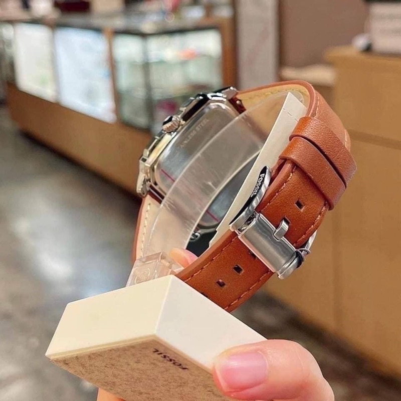 Fossil Multifunction Brown Leather Watch BQ2658 #3