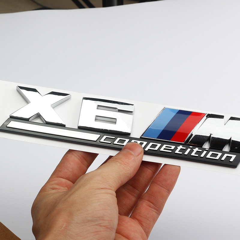 สติกเกอร์ตราสัญลักษณ์โลโก้รถยนต์ BMW M2 Thunder Version สําหรับ BMW M Power M1 M2 M3 M4 M5 M6 X1M X2M X3M X4M X5M X6M