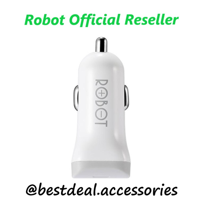 Robot RT C06 Car Charger 2 4A Dual USB Saver Vivan RT C06 มัลติฟังก์ชั่น B7J5 BIG Pay on Delivery ที