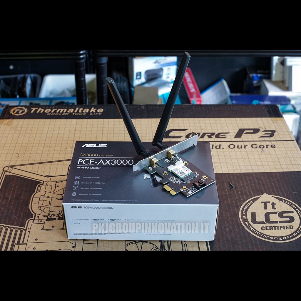 PCE มือสอง Asus AX3000 Wi-Fi 6 PCI-E Adapter