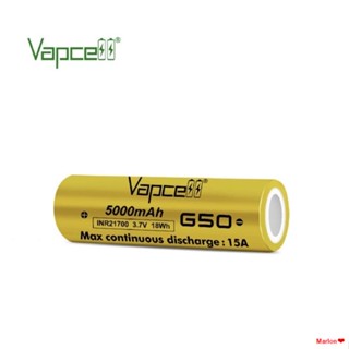 จัดส่งจากกรุงเทพVapcell เครื่องชาร์จพร้อมถ่าน(Vapcell Q2S+ถ่านINR21700 G50 5000mAh 3.7V 2ก้อน)ของแท้