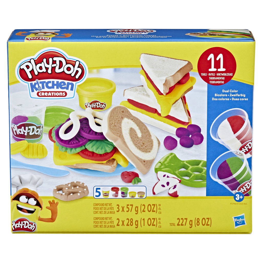 HASBRO PLAY DOH รุ่น F5746 PD SNACKS N SANDWICHES SET