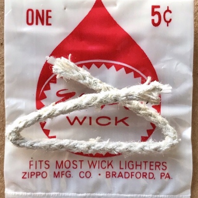 ไส้ไฟแช็ก Zippo (โฉมเก่า)