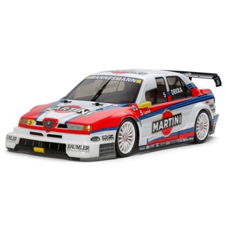 [รถบังคับ] TAMIYA 58606 1/10 R/C 4WD Alfa Romeo 155 V6 Ti Martini (TT-02 Chassis) รถบังคับทามิย่าแท้ rc