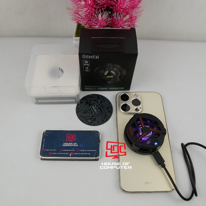 SIBERIA II MAGNETIC TEMPERATURE พัดลมเล่นเกม COOLER