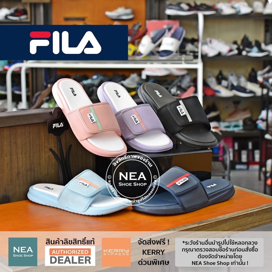 [ลิขสิทธิ์แท้] FILA NOBEL Sandal [U] NEA รองเท้าแตะ ฟิล่า แท้ ได้ทั้งชายหญิง