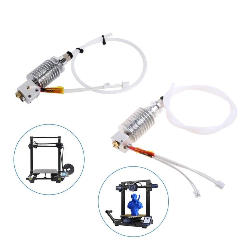 Zuo 24V Anycubic Vyper Hotend Extruder V5 J-Head 3D พิมพ์ Hotend ชุด 0 4 มม.หัวฉีดสําหรับ Vyper Chir