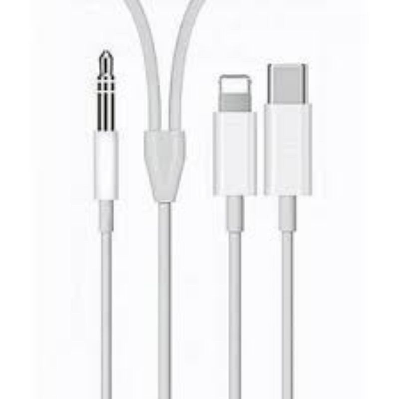 สายแปลง JH-CM32 Type-C & F To 3.5mm Aux Audio Cable ราคา ถูกที่สุด ดีลบีเคเค แกลเลอรีภาพที่ 2