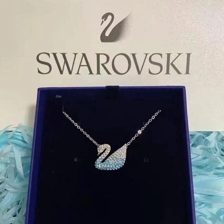 Swarovski SWAN หงส์ Swarovskiแท้ 5 แบบ สวารอฟสกี้ สร้อยคอจี้หงส์ ของขวัญสำหรับคนพิเศษ ของแท้ 100%