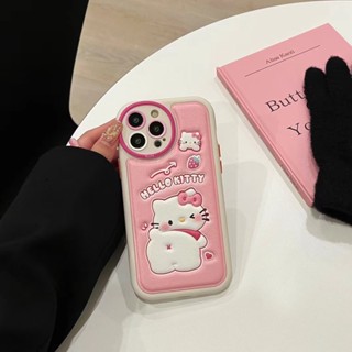 ✨ส่งเชือกเส้นเล็ก✨เคสไอโฟน 14 Pro Max 13 12 11 เคส for iPhone 14พลัส น่ารัก การ์ตูน พกง่ายๆ การป้องกันการตก Case