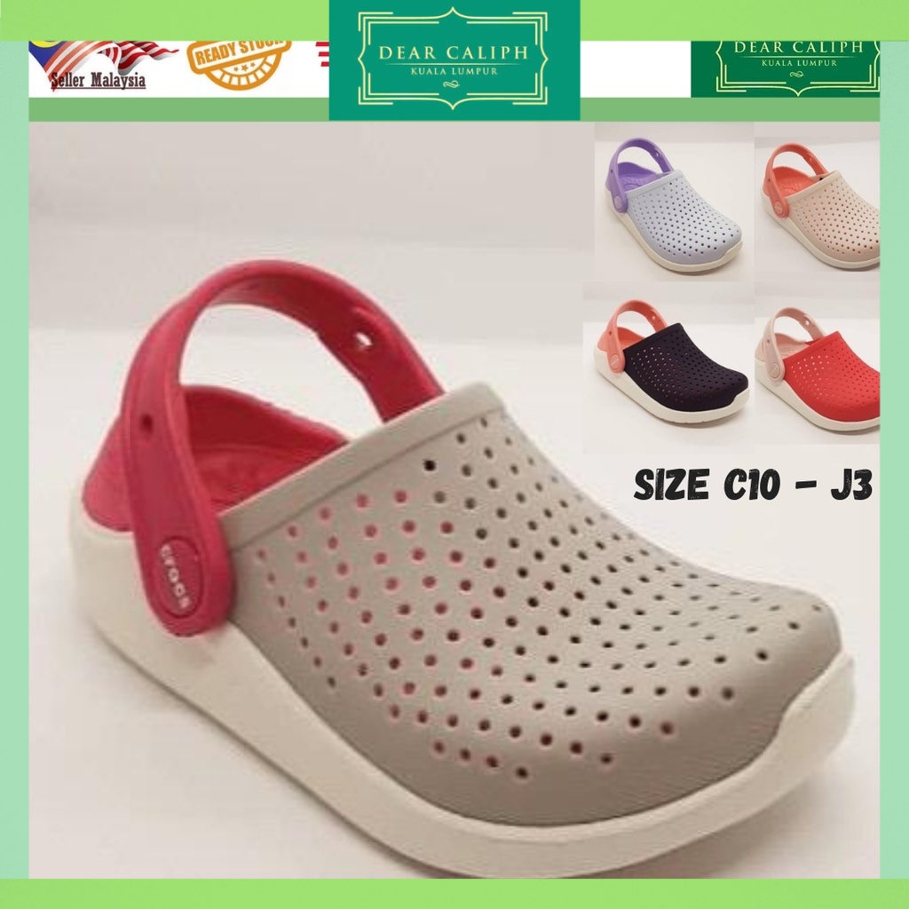 ออกแบบใหม่!! CROCS LiteRide สําหรับเด็ก Sandal_2ndV