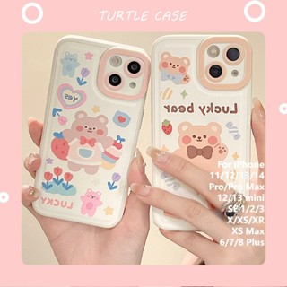 [พร้อมส่ง] เคสโทรศัพท์มือถือหนัง ลายการ์ตูน สําหรับ Apple iPhone 14 13 12 11 PROMAX XS XR XSMAX SE2020 6 7 8PLUS MINI