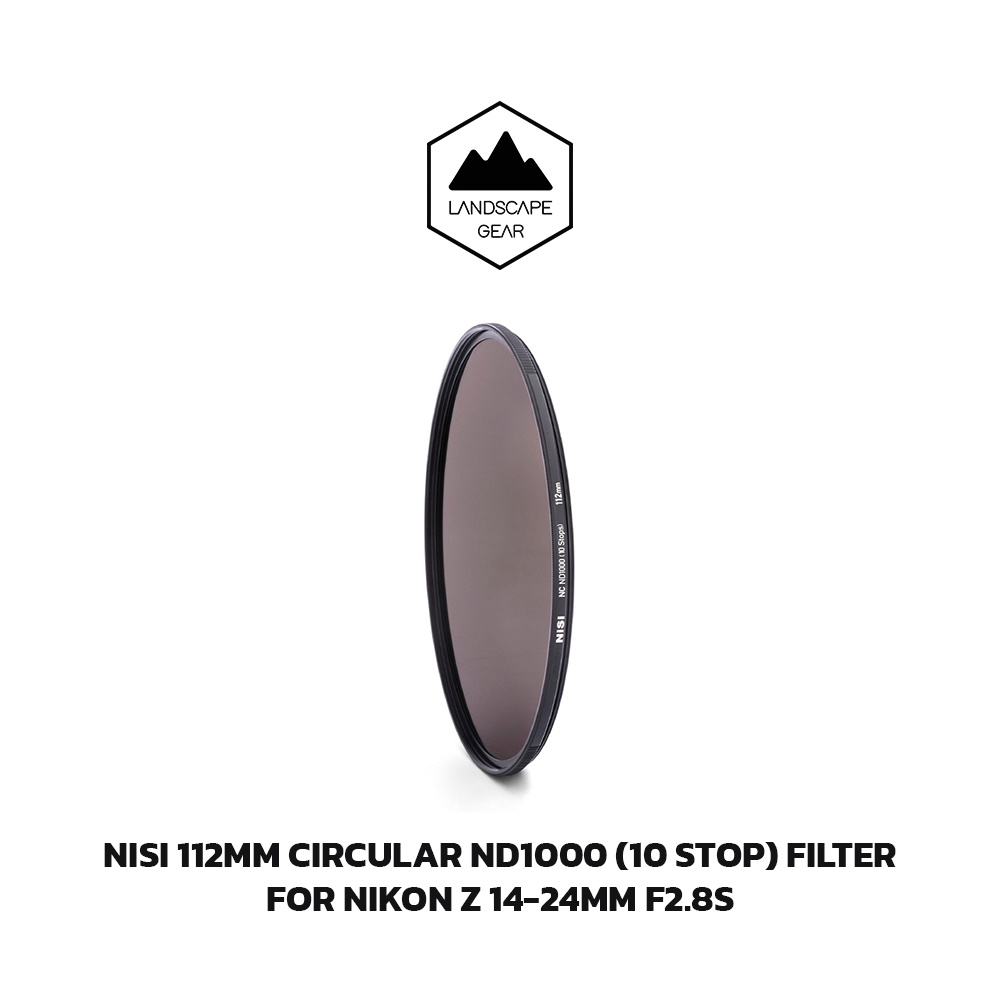 NiSi 112mm Circular NC ND1000 (10 Stop) Filter for Nikon Z 14-24mm f/2.8S
