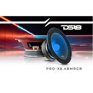 🔥เสียงกังวาล มีไฟพร้อม🔥DS18 PRO-X8.4BMRGB ลำโพงเฟสปลั๊ก ลำโพงเสียงกลางBullet ขนาด 8 นิ้ว พร้อมไฟLED RGB 550วัตต์ 4โอห์ม