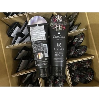 Clarista Tokyo Charcoal 2 In 1 Facial Foam 130g. โฟมล้างหน้าสูตรผสมชาร์โคล