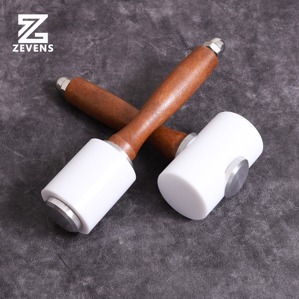 ค้อนแกะสลักหนัง DIY Craft Cowhide Punch ตัดเครื่องมือค้อนไนลอนตัดสับไม้ Handle