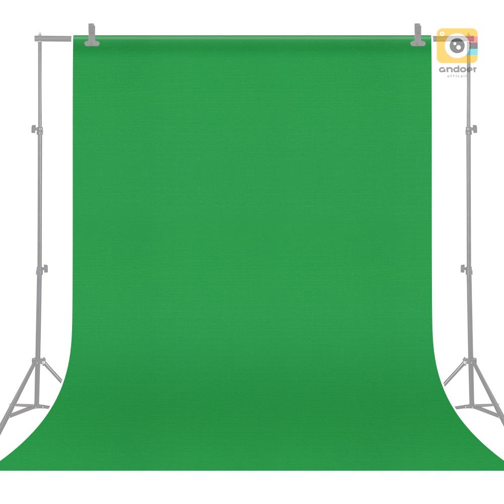 ฉากหลังถ่ายภาพสตูดิโอ วัสดุไวนิล ทนทาน สีเขียว ขนาด 1.5x2.1 ม. 5x7 ฟุต