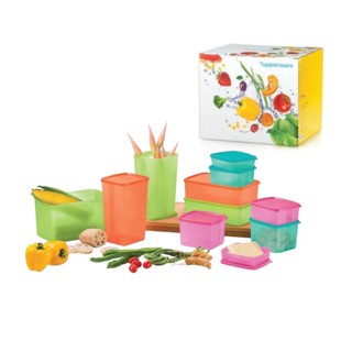 กล่องใส่อาหาร Tupperware Ultimate Square Round Set