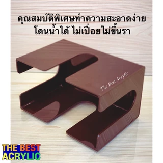 Thebest acrylic กล่องใส่ทิชชูเล็กสำหรับพันเเก้ว มี 4 สีให้เลือก ขนาดกว้าง17.5xลึก10xสูง12cm.