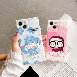 ✨ส่งเชือกเส้นเล็ก✨เคสไอโฟน 14 Pro Max 13 12 11 เคส for iPhone 14พลัส เรียบง่าย น่ารัก พกง่ายๆ การป้องกันการตก Case