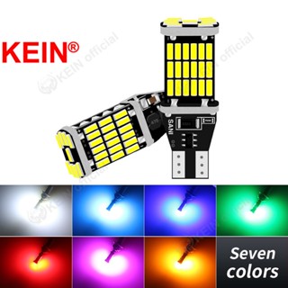 Kein T15 Led W16W Led ไฮไลท์รถยนต์ ไฟถอยหลังรถยนต์ ไฟถอยหลังอัตโนมัติ 4014 45SMD Led เบรคย้อนกลับ ไฟตัดหมอก ไฟปัญญา ไฟท้ายรถจักรยานยนต์