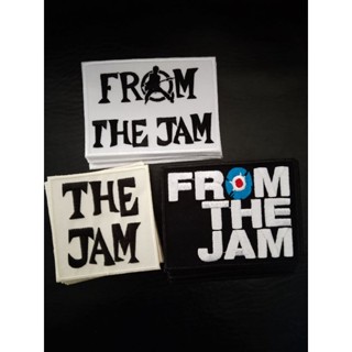 THE JAM ตัวรีดติดเสื้อ อาร์มติดเสื้อ งานปัก งานdiy มี3แบบ