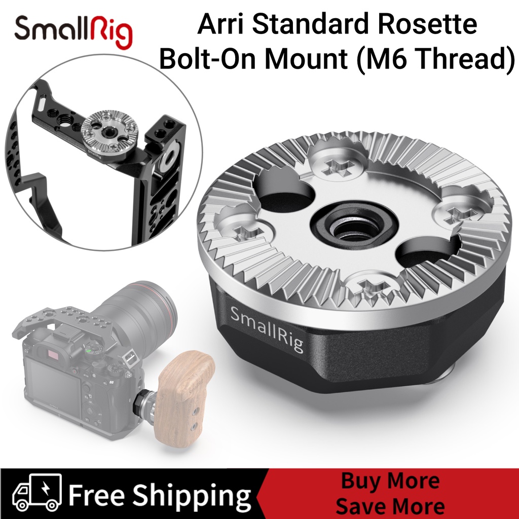 SmallRig Arri Standard Rosette Bolt-On Mount (M6 Thread) SAP2804