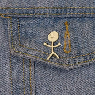 เครื่องประดับ เข็มกลัด โลหะผสม รูปตัวร้ายกราฟฟิติ เหมาะกับขอ…