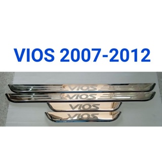 ชายบันได กันรอยบันได สครัพเพลท TOYOTA VIOS 2007 2008 2009 2010 2011 2012 จำนวน:4ชิ้น